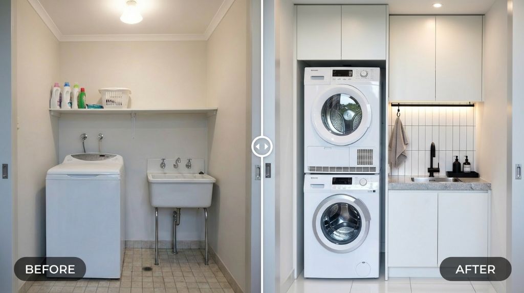Compact Laundry — North Sydney after